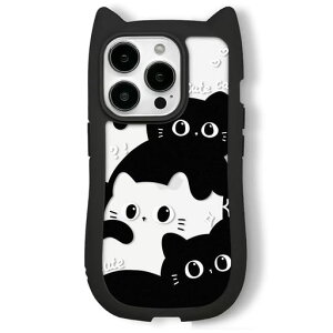 Casesmo iPhone 15/14 Plus �p �P�[�X �J�o�[ ���� �؍� �L�� TPU �_��� �n�C�u���b�h �V���R�� �o���p�[ ���킢�������P�[�X,�A�C�t�H��15/14 �v���X �p �J�o�[ �ϏՌ� �y�� ���^ ������� ���΂܁c