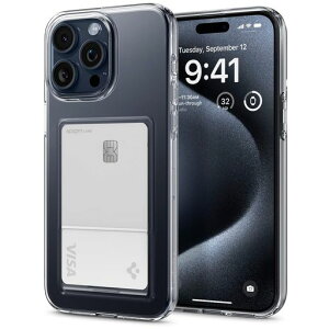 Spigen�y�n��18�N�̋Z�p�́ziPhone15ProMax�P�[�X�J�[�h���[�N���A�ČRMIL�K�i���^�N���X�^���E�X���b�gACS06587(�N���X�^���E�N���A)