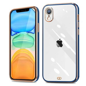 fusinong�p��iPhoneXR�P�[�X�N���A�J�o�[�ϏՌ�����TPU�����h�~�h�o���^�y�ʈ�̌^�l�C�ό`�h�~�S�ʕی�J�o�[�V���R�����b�L���H(�l�C�r�[�E�u���[)