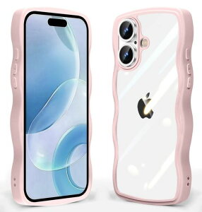 iPhone16�p�P�[�X�N���A�g��t���[���ϏՌ��A�C�t�H��16�p�X�}�z�P�[�X���킢���l�C���������p�J�o�[����~�߃��C�����X�[�d�Ή��X�g���b�v�z�[���t���X�g���b�v1��t��(�s���N)