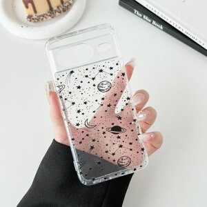 ZTOFERAGooglePixel8用プラネットケースクリア韓国おしゃれケース星月宇宙ケース薄型軽量かわいい柔軟なソフトTPUケースグーグルピクセル8ケース人気女子耐衝撃画面レンズ保護Pixel