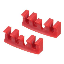 M METERXITY バドミントンストリンガー用荷重分散ツール2個セット - ストリング張り機用プレッシャーリデューサー補助アダプター(赤色)