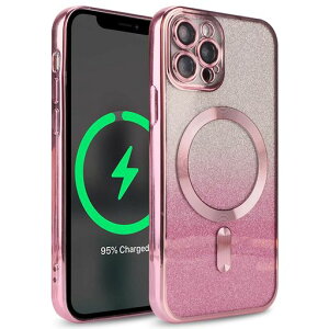 LipvinaiPhone13Pro�P�[�X�����L���L���J�o�[Magsafe�Ή�2in1�ϏՌ��������tpu���^�O���b�^�[�P���s�J�s�J�P�[�X���C�A���X�[�d�Ή��C�t�H��iPhone13Pro6.1�C���`����/�����p