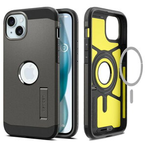 Spigen�y�n��18�N�̋Z�p�́ziPhone15�P�[�XMagSafe�ϏՌ��X�^���h�t���ČRMIL�K�i�擾�}�O�l�b�g����3�w�\���J�����ی쏝�h�~�Ռ��z�����C�����X�[�d�Ή��^�t�E�A�[�}�[�E�}�O�t�B�b�gACS06810