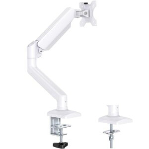 ErGear PC ���j�^�[�A�[�� 13-32�C���`�Ή� �ω׏d2-10kg �z���C�g/�� �f�B�X�v���C�A�[�� pc vesa �A�[�� �K�X�X�v�����O�� �V���O�� �N�����v�� �O�����b�g��