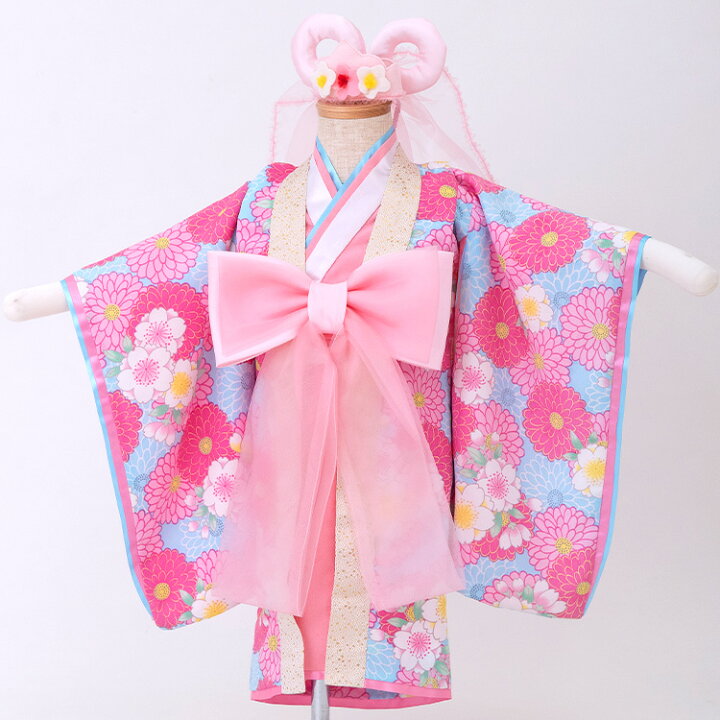 楽天市場】【レンタル】ベビー着物 祝着セット 対応身長:75〜85cm 