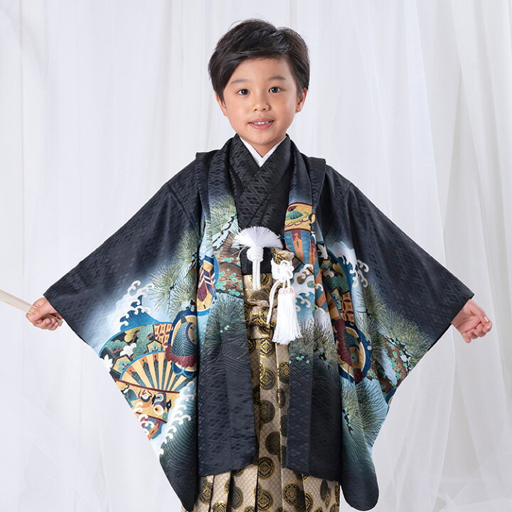 楽天市場】【レンタル】七五三 着物 5歳 羽織袴セット 男の子 15点フル  