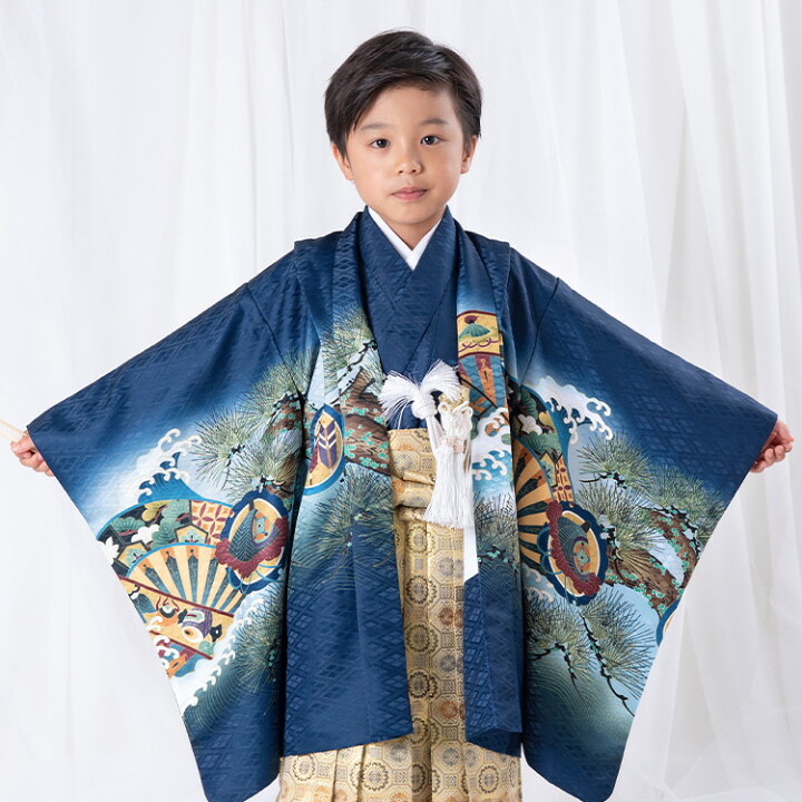 楽天市場】七五三 着物 5歳 羽織袴セット 男の子 10点フルセット 