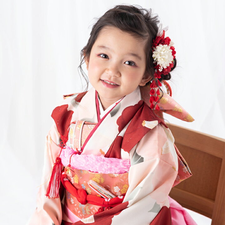 楽天市場】七五三 着物 7歳 四つ身セット(結び帯セット) 女の子 16点 