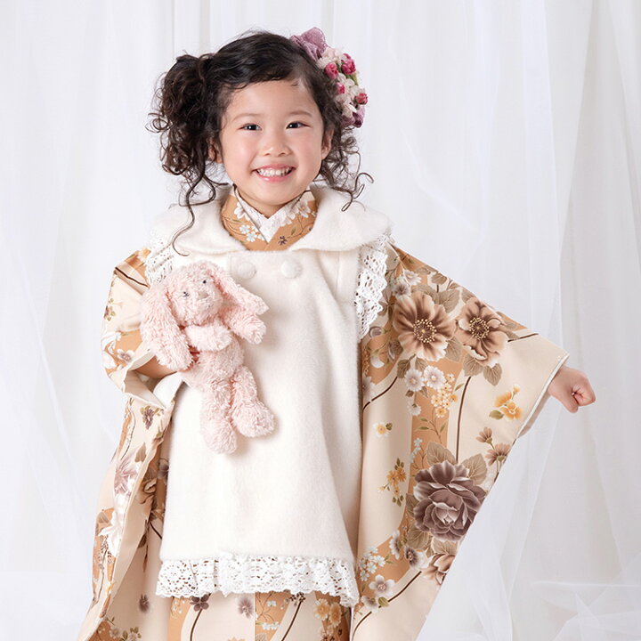 楽天市場】七五三 着物 3歳 被布セット 女の子6点フルセット 着付け 