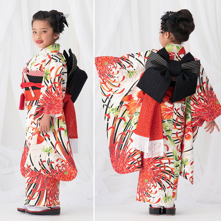 楽天市場】七五三 着物 7歳 四つ身セット(結び帯セット) 女の子 15点 
