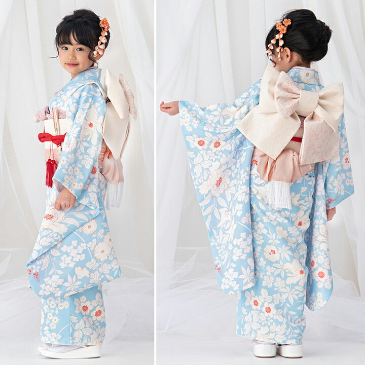 楽天市場】七五三 着物 7歳 四つ身 単品 女の子着付けマニュアル付き 