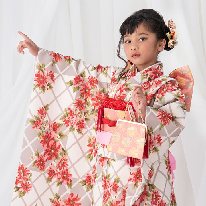 楽天市場】【レンタル】七五三 着物 7歳 四つ身セット(結び帯セット 