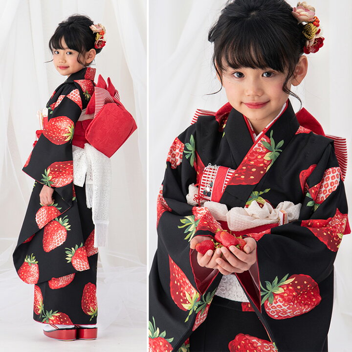 楽天市場】七五三 着物 7歳 四つ身セット(結び帯セット) 女の子 15点 