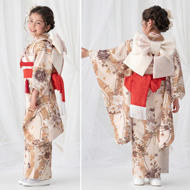 楽天市場】七五三 着物 7歳 四つ身 単品 女の子着付けマニュアル付き 