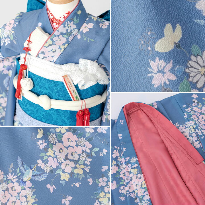 楽天市場】七五三 着物 7歳 四つ身セット(結び帯セット) 女の子 15点  