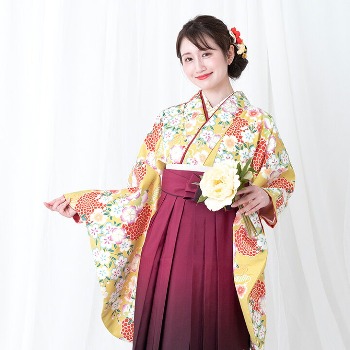 楽天市場】【レンタル】卒業式(高校/大学) 袴セット 17点フルセット 二  