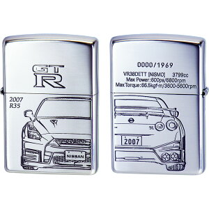 Zippo Wb|[ ICC^[ NISSAN SERIES SKYLINE ZP GT-R R35 ʃGb`O CuV