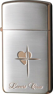 Zippo �W�b�|�[ �I�C�����C�^�[ ���o�[�Y �N���X Lovers Cross �X���� �n�[�g ��T�e�[�i���s���N�S�[���h