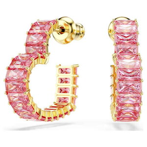 SWAROVSKI スワロフスキー ピアス Matrix マトリックス ハート ピンク ゴールド ジュエリー アクセサリー