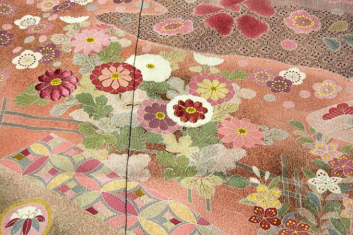 楽天市場】「京友禅 松井青々」作 染め分けボカシ たたき染め 金駒刺繍 