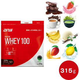 DNS プロテインホエイ100 315g お試し ディーエヌエス プレミアムチョコレート/いちごミルク/カフェオレ/抹茶/バナナオレ/リッチバニラ/トロピカルマンゴー/レモン トレーニング