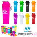 スマートシェイク スリム プロテインシェイカー かわいい ボトル SmartShake Slim 500ml おしゃれ ジム 筋トレ ドリンクボトル シェーカー ピルケース