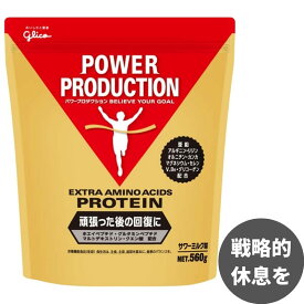 グリコ プロテイン パワープロダクション エキストラ アミノアシッドプロテイン サワーミルク味 560g