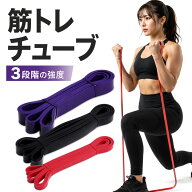 【お得なSALE】【実質2点目半額】トレーニングチューブ ロング 強度別 1本 懸垂補助 ゴムバンド レジスタ…