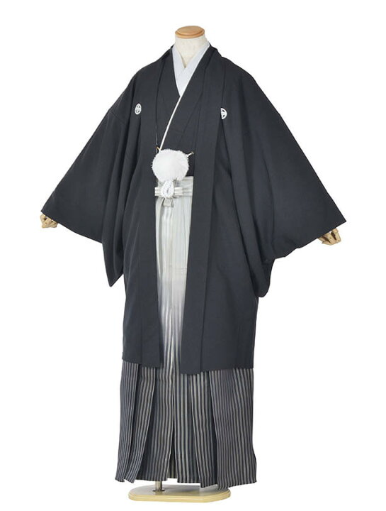 楽天市場】【レンタル】男性袴 紋付袴 黒紋付 大きいサイズ 195cm 