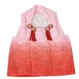 【レンタル】被布レンタル 被布単品 被布だけ 産着に合わせる 3歳 3歳 七五三 赤 グラデーション