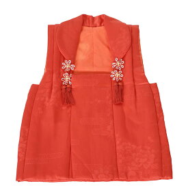 【レンタル】被布レンタル 被布単品 被布だけ 産着に合わせる 3歳 3歳 七五三 赤 シンプル