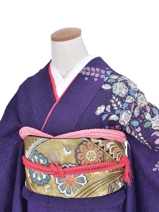 楽天市場】【レンタル】振袖 成人式 結納 紫辻が花 正絹 およばれ 姉妹  