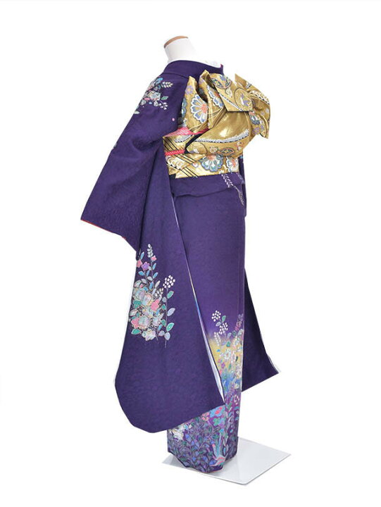 楽天市場】【レンタル】振袖 成人式 結納 紫辻が花 正絹 およばれ 姉妹 