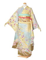 楽天市場】振袖レンタル818 グリーン辻が花の通販