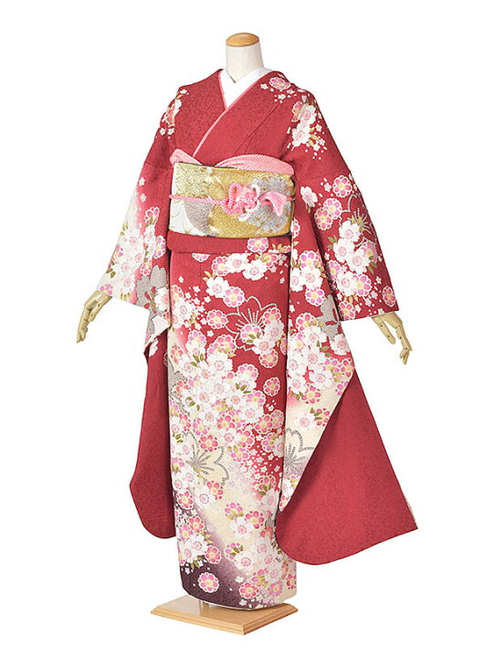 楽天市場】【レンタル】振袖 成人式 結納 およばれ ラメ桜  