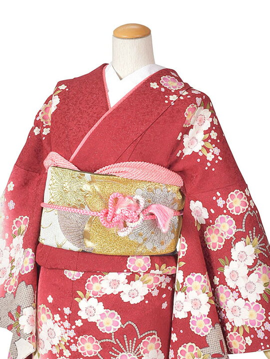 楽天市場】【レンタル】振袖 成人式 結納 およばれ ラメ桜 