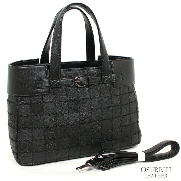 楽天市場】オーストリッチ パッチワークバッグ【ハンド バッグ  