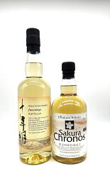 十年明 Harf Decade＆黄桜 Sakura Chronos ブレンデッド700ml×2本 若鶴酒造 富山県 黄桜 京都府 ウイスキー