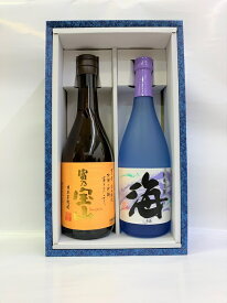 【ギフト箱入り】海 芋焼酎＆富乃宝山 芋焼酎720ml×2本 大海酒造 西酒造