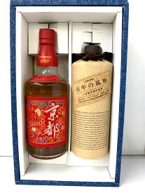 【ギフト箱入り】京都ウイスキー 西陣織ラベル 赤帯 700ml＆百年の孤独 720ml京都酒造 黒木本店 宮崎県 お中元 御中元 お歳暮 御歳暮 贈り物 ギフト プレゼント 父の日 母の日 御祝 内祝い 還暦 誕生日