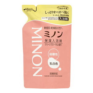 【医薬部外品】 第一三共ヘルスケア ミノン 薬用 保湿入浴剤 詰替 400mL ★