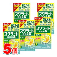 【第2類医薬品】 ライオン スクラート胃腸薬S（錠剤） 102錠　×5個 ○