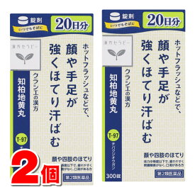 【第2類医薬品】 クラシエ薬品 漢方セラピーT-97 知柏地黄丸エキス錠 300錠　×2個 ■ ○