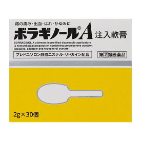 【指定第2類医薬品】 天藤製薬 ボラギノールA注入軟膏 2g×30個