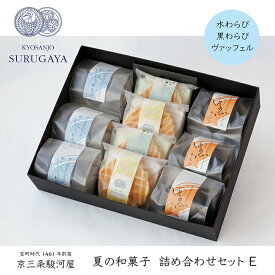 【夏の和菓子詰め合わせセットE】貼り箱 和菓子 焼き菓子 ギフト 手提げ袋付き 京都 老舗 紅 抹茶 栗 小倉お取り寄せ おもてなし おもたせ お茶請け ぜんざい わらび餅 個包装 お中元 お歳暮 夏ギフト 冬ギフト 敬老の日 内祝 御祝 御供 法事 仏事 手土産 お菓子 贈り物 進物