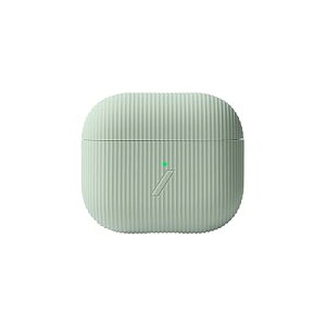 Curve Case Airpods Gen 3�Ή� - �Ȃ߂炩�Ȏ����̃V���R�[���P�[�X Qi���C�����X�[�d�Ή� (Sage)