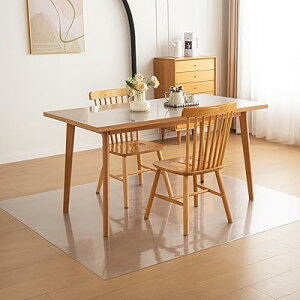 �_�C�j���O�}�b�g �G���{�X���H ���� 200x200cm ����1.5mm ����T�C�Y �N���A PVC ����ی삷��}�b�g ���唻 �v���e�N�^�[�}�b�g ����h�~ ���g�[�Ή� ����~�� �������ȒP (�G���{�X���H 1.5mm,