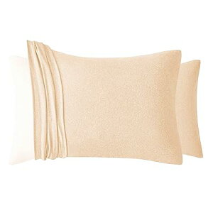 【カチオン生地】Tametra 枕カバー Tシャツ素材 まくらカバー 肌に優しいピローケース 毛玉なし 弾力フィット 単品売り 2枚セット 封筒式 オールシーズン 吸水速乾 通気性 抗菌防臭加工 よく