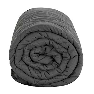 ウェイトブランケット 加重ブランケット 重力毛布 TV話題 人気 重い布団 適度な重さ 不眠症対策 睡眠改善 ストレス解消 年中使える 丸洗い可能(150*200CM 7kg)